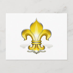 Postal Fleur de Lys