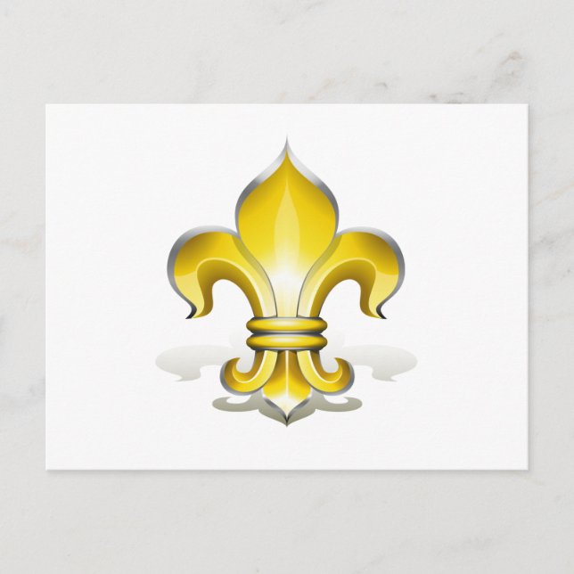 Postal Fleur de Lys (Anverso)