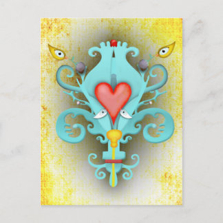 Postal Fleur de Lys