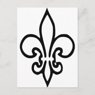 Postal Fleur de lys