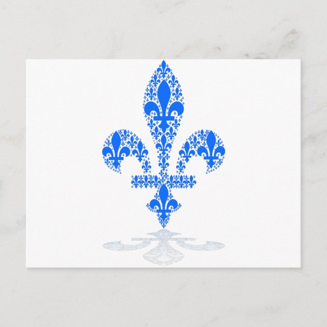 Postal Fleur de lys (Anverso)