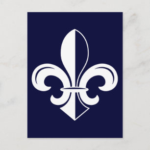 Postal Fleur de Lys Postcard