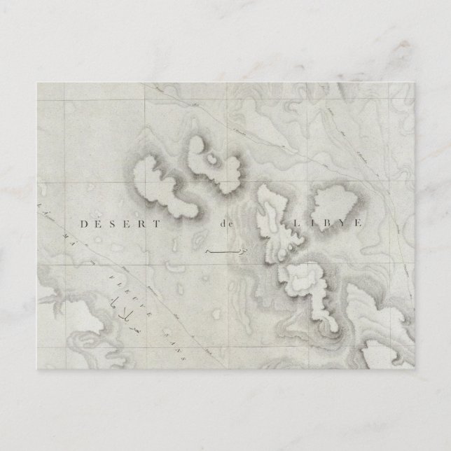 Postal Fleuve Sans Eau, Egipto (Anverso)