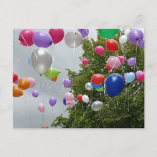 Postal fliegende Luftballon