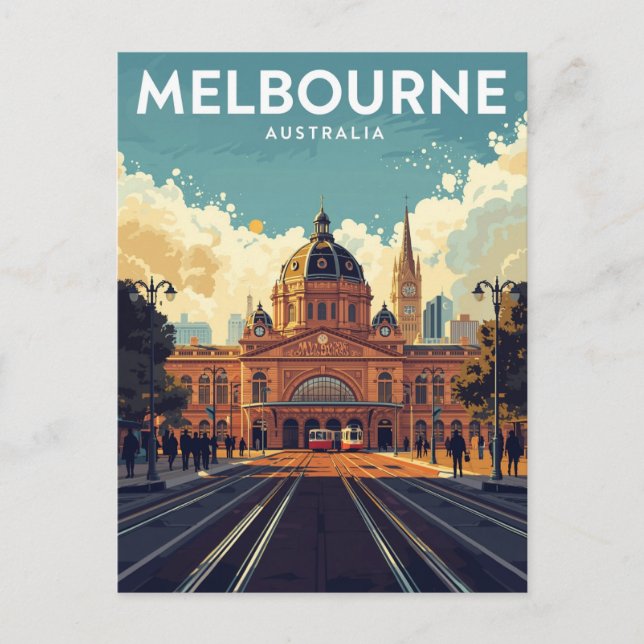 Postal Flinders Street Station Melbourne (Anverso)