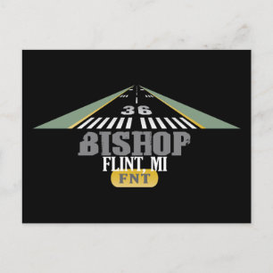Postal Flint, MI Bishop Airport FNT Airport Runway