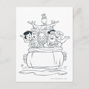 Postal Flintstones Families1