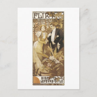 Postal Flirt Vintage Biscuits Ad