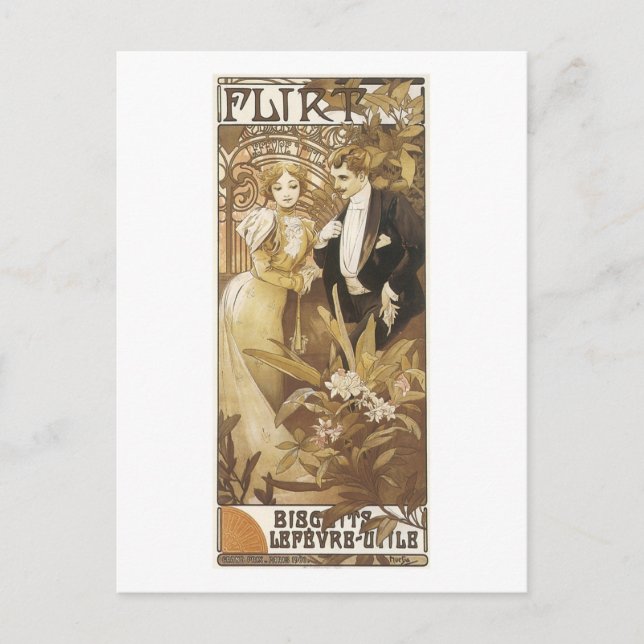 Postal Flirt Vintage Biscuits Ad (Anverso)