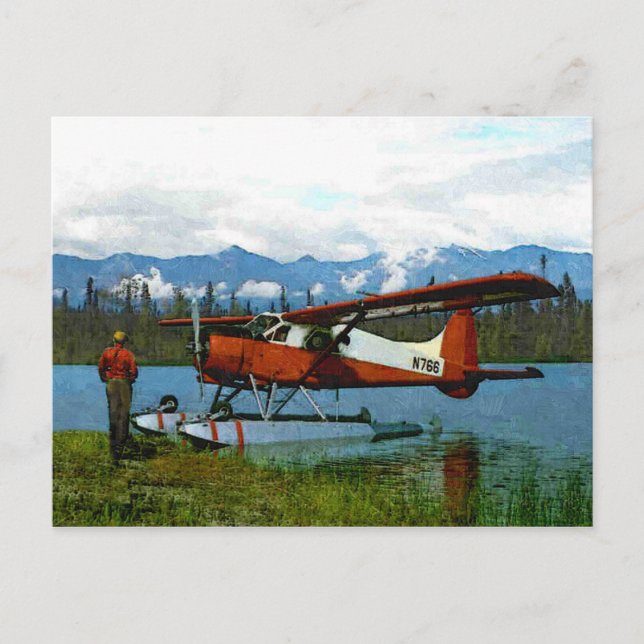 Postal Floatplane De Havilland Beaver (Anverso)