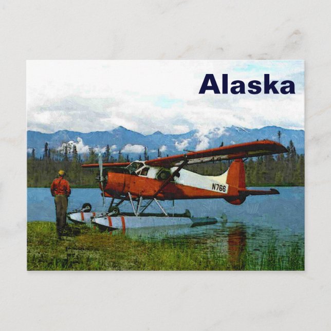 Postal Floatplane De Havilland Beaver (Anverso)