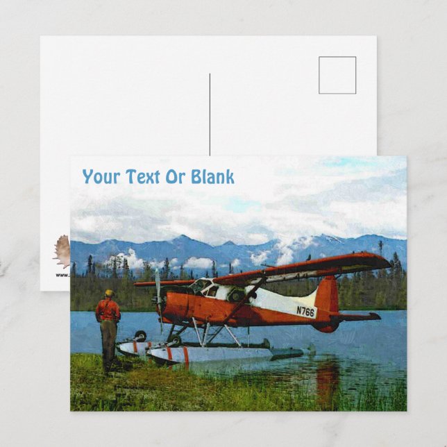 Postal Floatplane De Havilland Beaver (Anverso / Reverso)