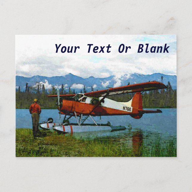 Postal Floatplane De Havilland Beaver - Alaska (Anverso)