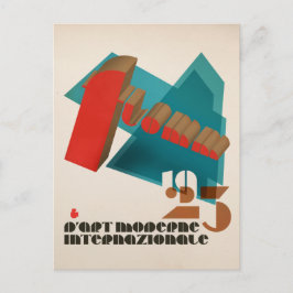 Postal FLomm 1923 D'Art Moderne Internazionale