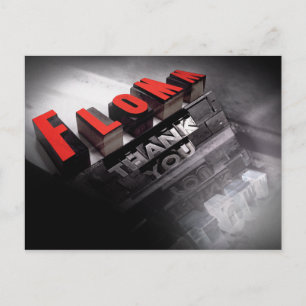 Postal flommista GRACIAS