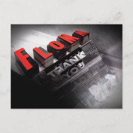Postal flommista GRACIAS