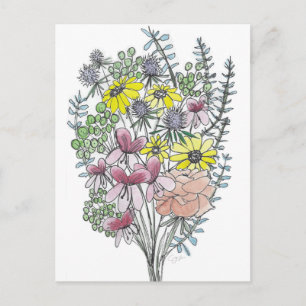 Postal Flor Bouquet