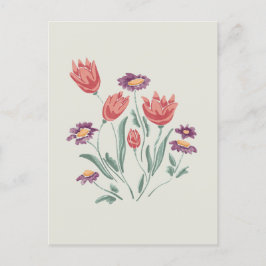 Postal Flor Bouquet Delicate Arreglos Florales