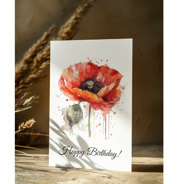 Postal Flor Carmesí, personalizado (Subido por el creador)