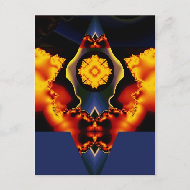 Postal Flor celestial (Anverso)