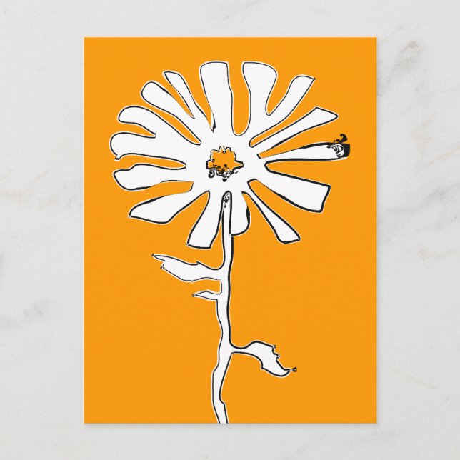 Postal flor de acequia (Anverso)