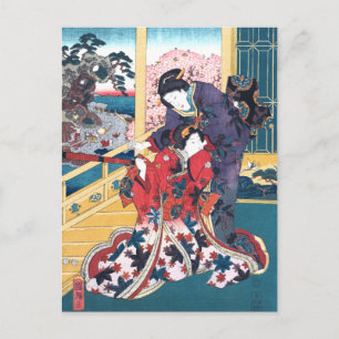 Postal Flor de Akashi