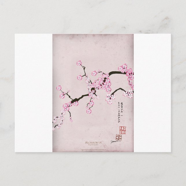 Postal flor de antigüedades de tony fernandes 9 (Anverso)