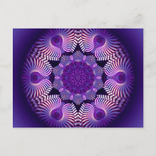 Postal Flor de Apofisis Kaleidoscope I
