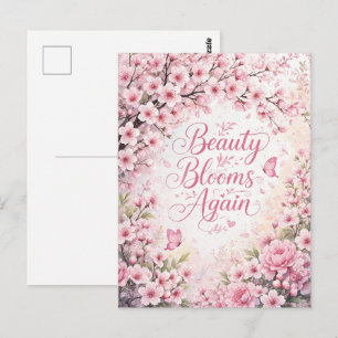 Postal Flor de Cerezo : La Belleza Florece de Nuevo