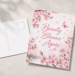 Postal Flor de Cerezo : La Belleza Florece de Nuevo