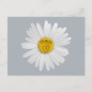 Postal Flor De Daisy Para La Historia Del Personalizar De