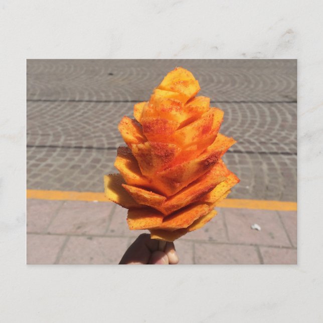 Postal Flor de fruta (Anverso)