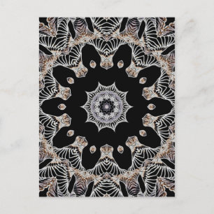 Postal Flor de Lace Kaleidocope