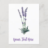 Flor de lavanda veneciana personalizada
