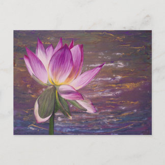 Postal Flor de Lotus