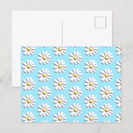 Postal Flor de margarita 3D