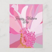Flor de margarita rosa Día de las Madres