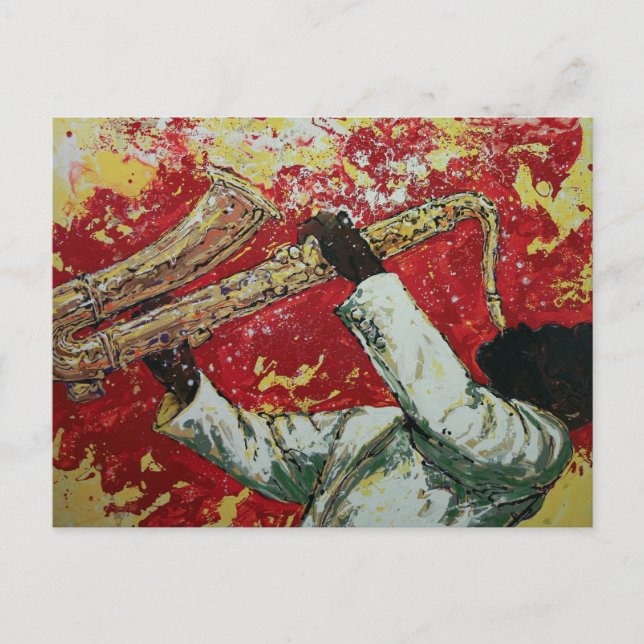 Postal Flor de pasión (Anverso)