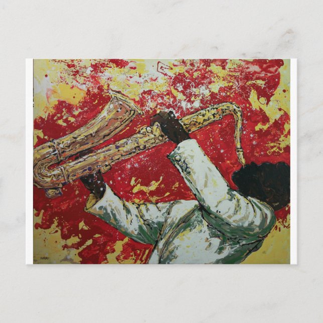 Postal Flor de pasión (Anverso)