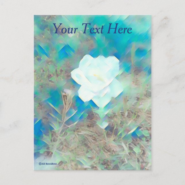 Postal Flor de Pastel (Anverso)