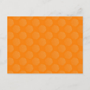 Postal Flor de vida / Blume des Lebens - naranja de patro