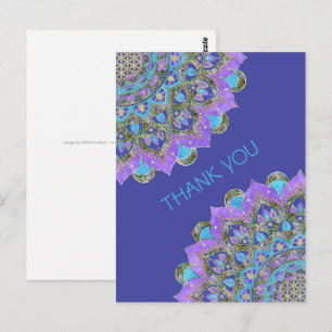 Postal Flor De Vida - Mandala Estilo India 2