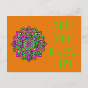 Postal Flor de vida - Mandala india 1