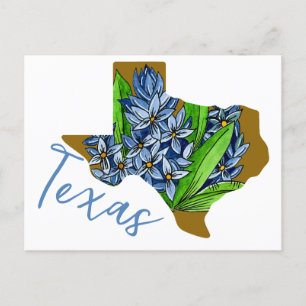 Postal Flor del estado de Texas
