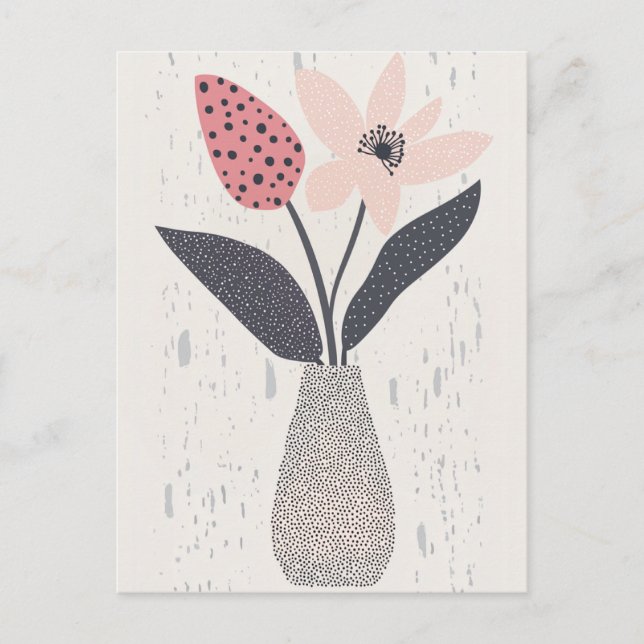 Postal Flor Dot Dot #003 (Anverso)