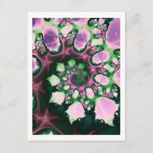 Postal Flor espiral