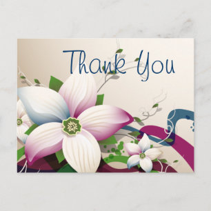 Postal Flor fina Guay Cute Girly Retro Floral