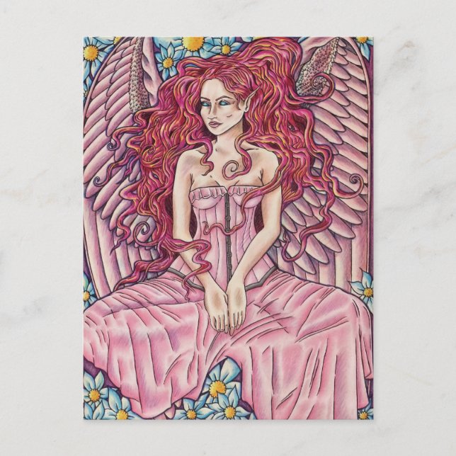 Postal Flor Flower Fae (Anverso)
