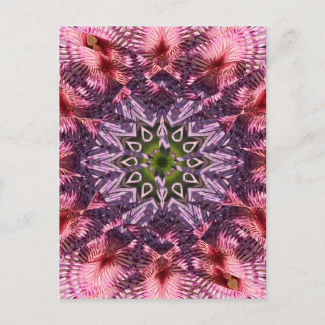 Postal Flor Giro Mandala 2015 (Anverso)