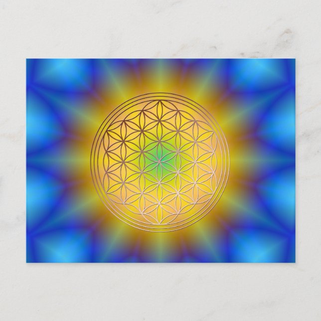 Postal Flor la vida móvil 10 (Anverso)